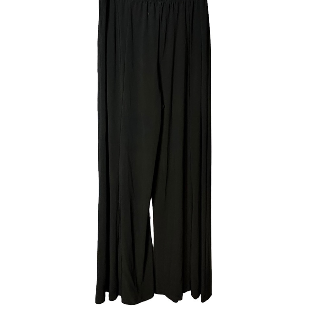 Marina Black Elastic Pull On Dress Pants Size 16 Style 28027‎ 28028 USA Wide Leg - Picture 6 of 9